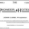 1 Pioneer Inn Ad 1909